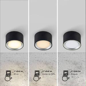 Nordlux Downlight LED Fallon 3-step-dim, bianco/acciaio