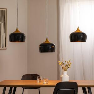Lampada a sospensione Berceste Opviq, dimmerabile, Nero, Soggiorno / Sala da pranzo, Metallo, Lampada a sospensione