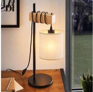 BRILAGI - Lampada da tavolo NUBILA 1xE27/40W/230V marrone/nero/crema