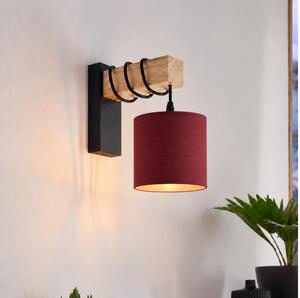 BRILAGI - Applique NUBILA 1xE27/60W/230V marrone/nero/rosso pompeiano