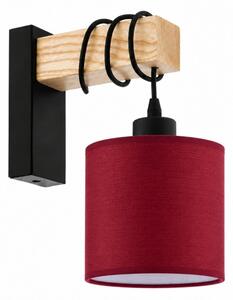BRILAGI - Applique NUBILA 1xE27/60W/230V marrone/nero/rosso pompeiano