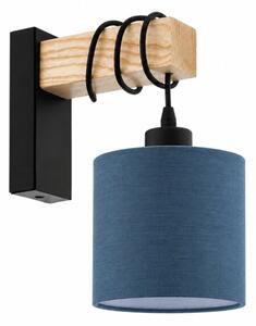 BRILAGI - Lampada da parete NUBILA 1xE27/60W/230V marrone/nero/blu scuro
