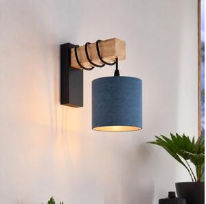 BRILAGI - Lampada da parete NUBILA 1xE27/60W/230V marrone/nero/blu scuro