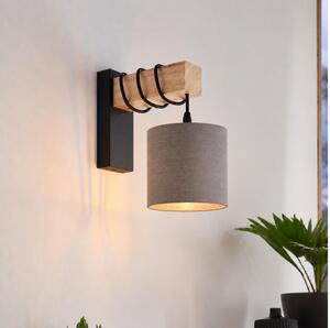 BRILAGI - Lampada da parete NUBILA 1xE27/60W/230V marrone/nero/antracite