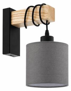 BRILAGI - Lampada da parete NUBILA 1xE27/60W/230V marrone/nero/antracite