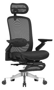 Sedia da ufficio ergonomica Mark Adler Leader 8.7 con funzione massaggio e poggiapiedi