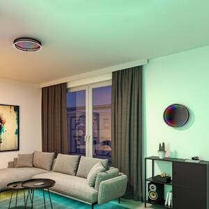 Paulmann Plafoniera soffitto Spaceglow One, dimmerabile, Nero, Corridoio, Plastica, Moderno, Plafoniera
