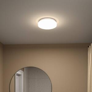 Paulmann Plafoniera LED Luiana, bianca, con sensore, IP44 dimmerabile, Bianco / Opale, Plastica, Moderno, Plafoniere LED