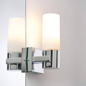 Paulmann Applique da parete Gemini, dimmerabile, Cromo / Argento, Bagno, Metallo, Moderno, Applique
