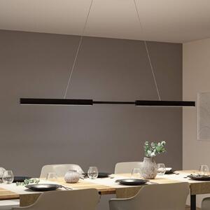 Paulmann Lampada LED a sospensione Aptare, nera, con sensore, dimmerabile, Nero, Studio / Ufficio, Metallo, Moderno