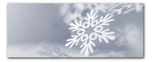 Quadro di vetro Fiocco di neve Decorazione di Natale 100x50 cm