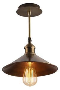 Plafoniera color bronzo con paralume in metallo ø 24 cm Berceste – Opviq lights