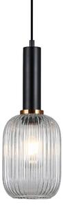 Italux Antiola, lampada a sospensione moderna in nero PND-5588-1M-BK+CL