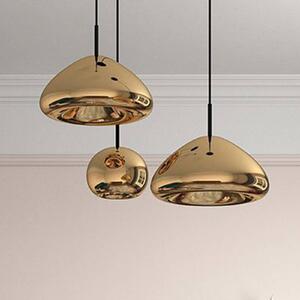 Tom Dixon Lampada a sospensione Void mini, dimmerabile, Ottone / Oro, Soggiorno / Sala da pranzo, Ottone, Design, Lampada a sospensione