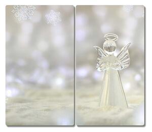 Tagliere in vetro Ornamento di angelo di vetro fresco 60x52 cm