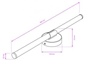 Brilagi - Illuminazione LED per specchio da bagno LARA LED/10W/230V IP44 nero