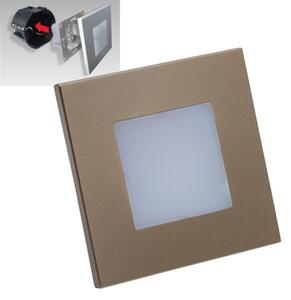 Emithor 48334 - Luce LED da incasso STEP LIGHT LED/1W/230V oro