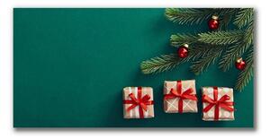 Foto quadro su tela Albero di Natale Natale Regali invernali 100x50 cm