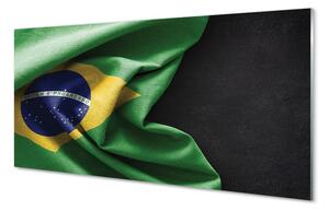 Quadro in vetro Bandiera del brasile 100x50 cm