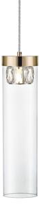 Zuma Line P0389-01D-F7AC - Lampadario su filo GEM 1xG9/28W/230V