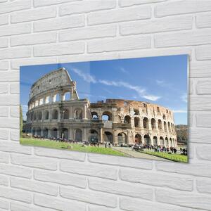 Quadro su vetro Roma colosseo 100x50 cm