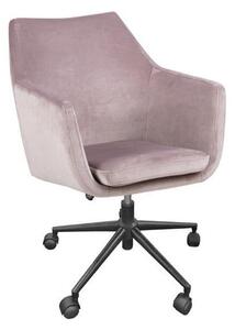 Sedia da ufficio rosa Nora - Actona