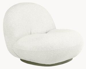 Poltrona da giardino girevole in bouclé Pacha