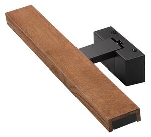 Brilagi-LED Illuminazione per specchio da bagno WOODY MIRROR 3 in 1 LED/8W/230V 40 cm IP44 nero/rovere