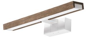 Brilagi-LED Illuminazione per specchio da bagno WOODY MIRROR 3 in 1 LED/8W/230V 40 cm IP44 bianco/rovere