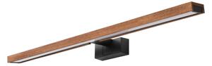 Brilagi-LED Illuminazione per specchio da bagno WOODY MIRROR 3 in 1 LED/15 W/230 V 80 cm IP44 nero/rovere