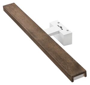 Brilagi-LED Illuminazione per specchio da bagno WOODY MIRROR 3 in 1 LED/12W/230V 60 cm IP44 bianco/rovere