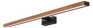 Brilagi-LED Illuminazione per specchio da bagno WOODY MIRROR 3 in 1 LED/15 W/230 V 80 cm IP44 nero/rovere