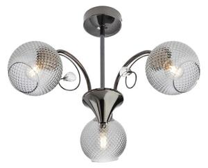 Redo 02-970 - Lampadario a sospensione con supporto rigido ASPERA 3xE14/28W/230V nero