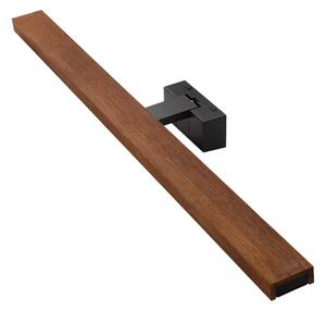 Brilagi-LED Illuminazione per specchio da bagno WOODY MIRROR 3 in 1 LED/15 W/230 V 80 cm IP44 nero/rovere