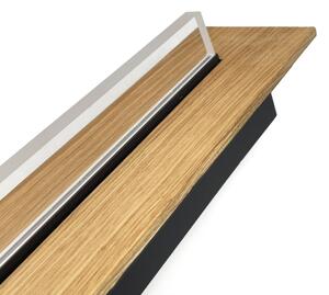 Brilagi - Plafoniera LED WOODY FLAT LED/25W/230V rovere/nero