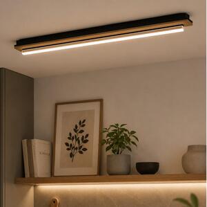 Brilagi - Plafoniera LED WOODY FLAT LED/25W/230V rovere/nero