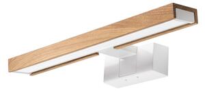 Brilagi - Illuminazione LED per specchio da bagno 3 in 1 WOODY MIRROR LED/8W/230V IP44 bianco/rovere