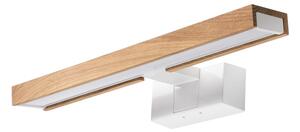 Brilagi - Illuminazione LED per specchio da bagno 3 in 1 WOODY MIRROR LED/8W/230V IP44 bianco/rovere