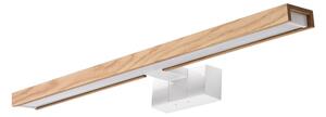 Brilagi - Illuminazione LED 3 in 1 per specchio da bagno WOODY MIRROR LED/12W/230V IP44 bianco/rovere