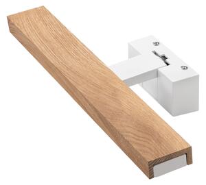 Brilagi - Illuminazione LED per specchio da bagno 3 in 1 WOODY MIRROR LED/8W/230V IP44 bianco/rovere
