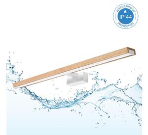 Brilagi - Illuminazione LED per specchio da bagno 3 in 1 WOODY MIRROR LED/15W/230V IP44 bianco/rovere