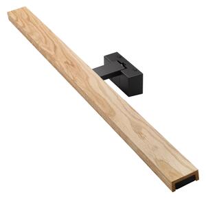 Brilagi - Illuminazione LED per specchio da bagno 3 in 1 WOODY MIRROR LED/15W/230V IP44 nero/rovere