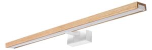 Brilagi - Illuminazione LED per specchio da bagno 3 in 1 WOODY MIRROR LED/15W/230V IP44 bianco/rovere
