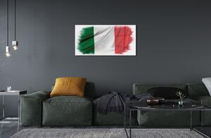 Quadro di vetro Bandiera dell'italia 100x50 cm