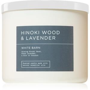 Bath & Body Works Hinoki Wood & Lavender candela profumata 411 g