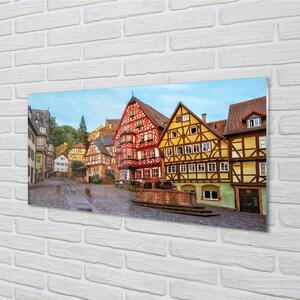 Quadro di vetro Germania città vecchia baviera 100x50 cm