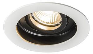 Faretto da incasso smart bianco con acciaio con Wifi GU10 - Rondoo