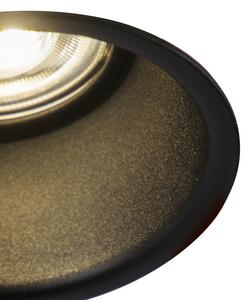 Faretto da incasso moderno nero incl. lampadina smart GU10 - DEPT
