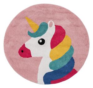 Tappeto in cotone per bambini ø 100 cm Unicorn - Ixia
