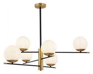 Maytoni MOD048PL-06G - Lampadario a sospensione con supporto rigido NOSTALGIA 6xE14/40W/230V